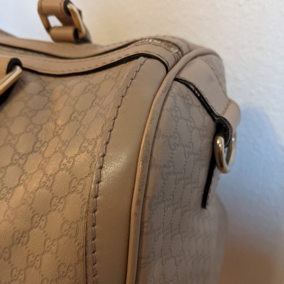 Gucci Guccissima Boston leather bag - Picture 6 of 14